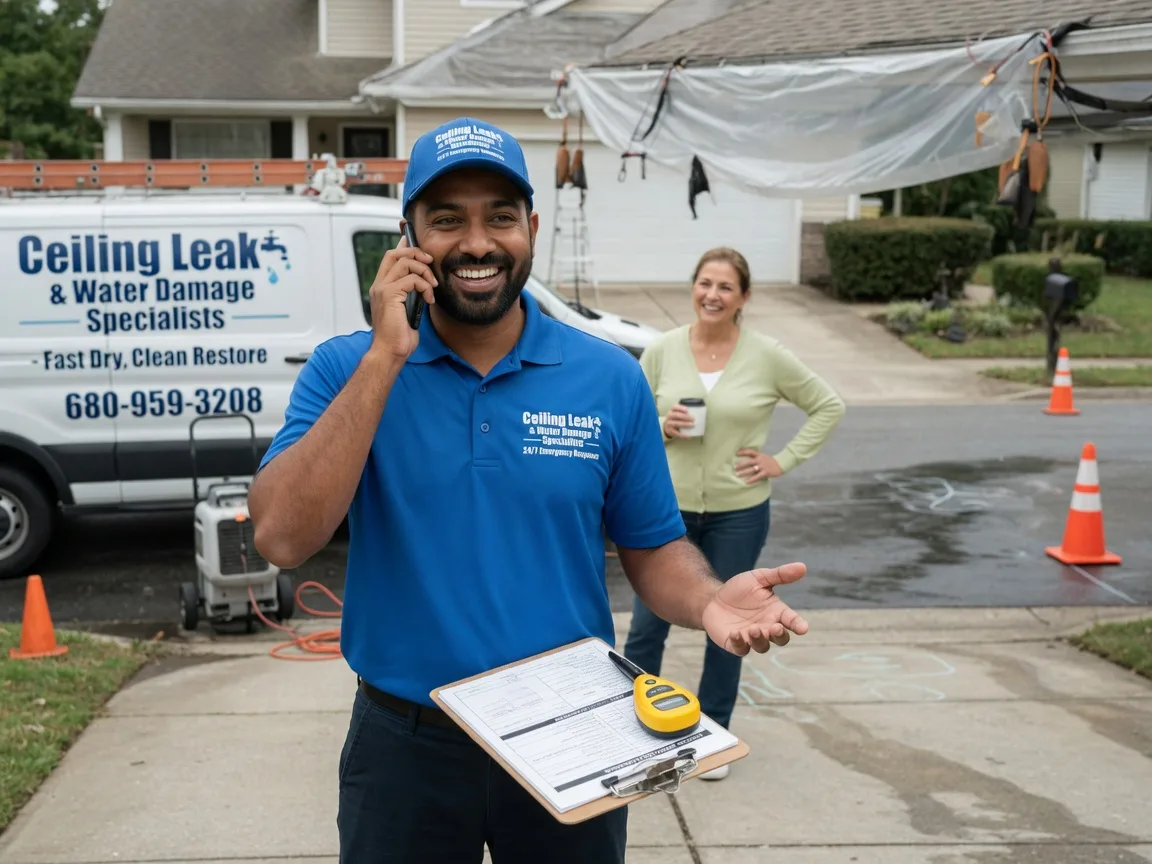 Ceiling Leak Cleanup Pamplin, VA FAQs